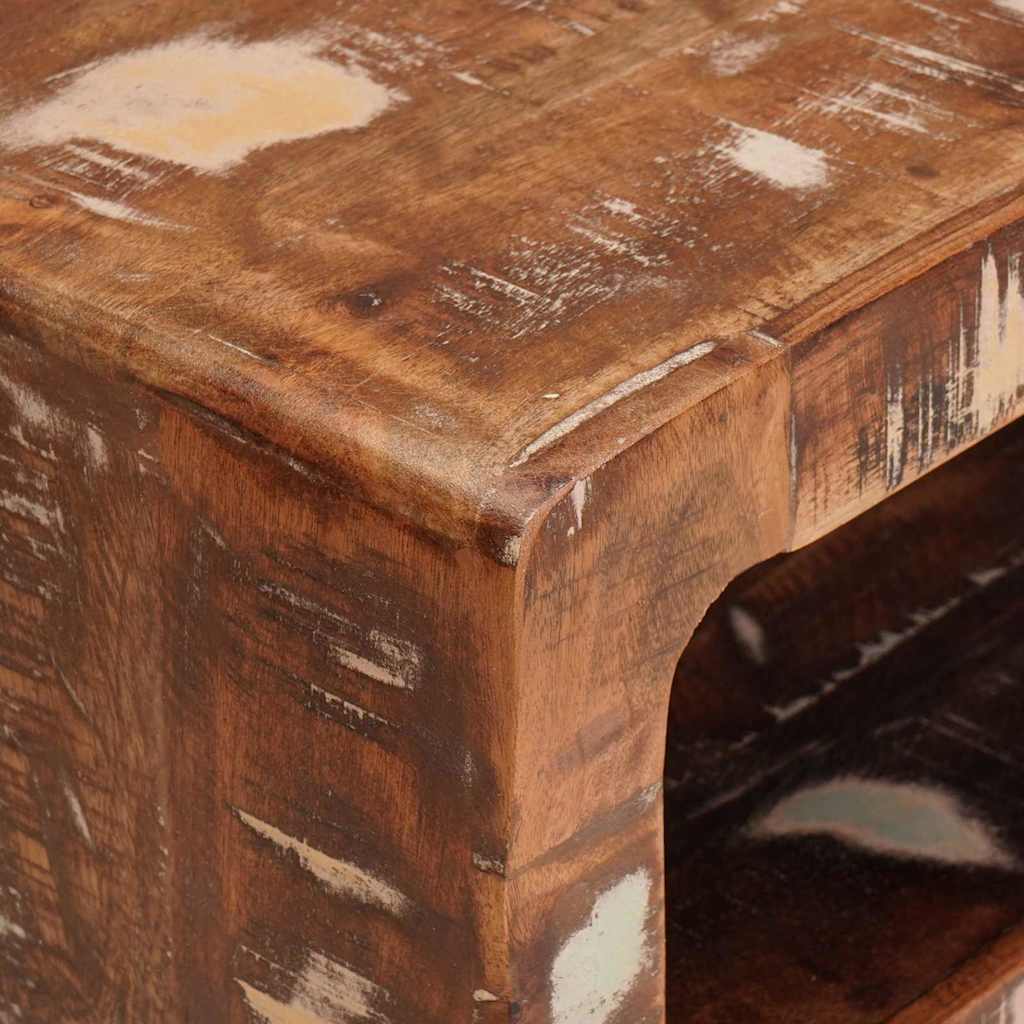 End Tables Multicolour 40 x 32 x 46 cm Solid reclaimed wood